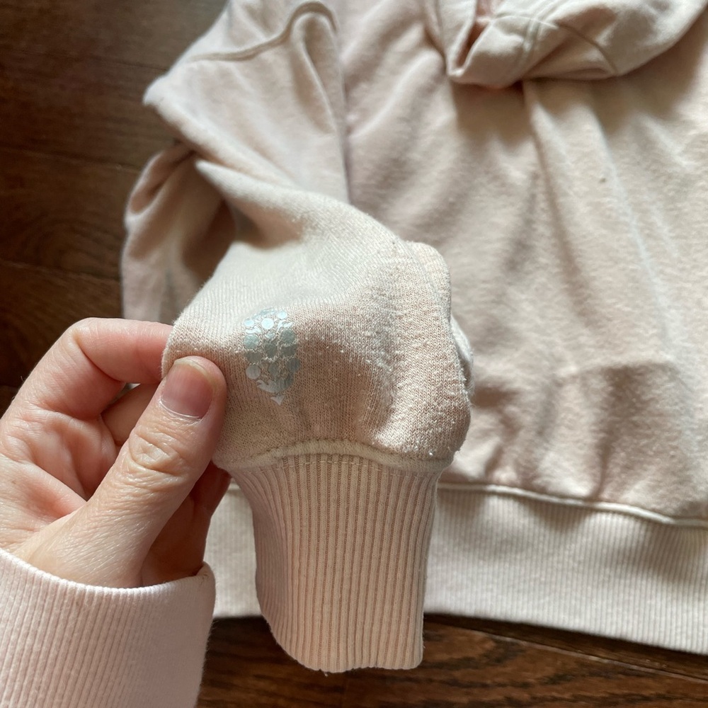 We The Free Lace-Up Hoodie in Light Pink - Picture 7 of 7